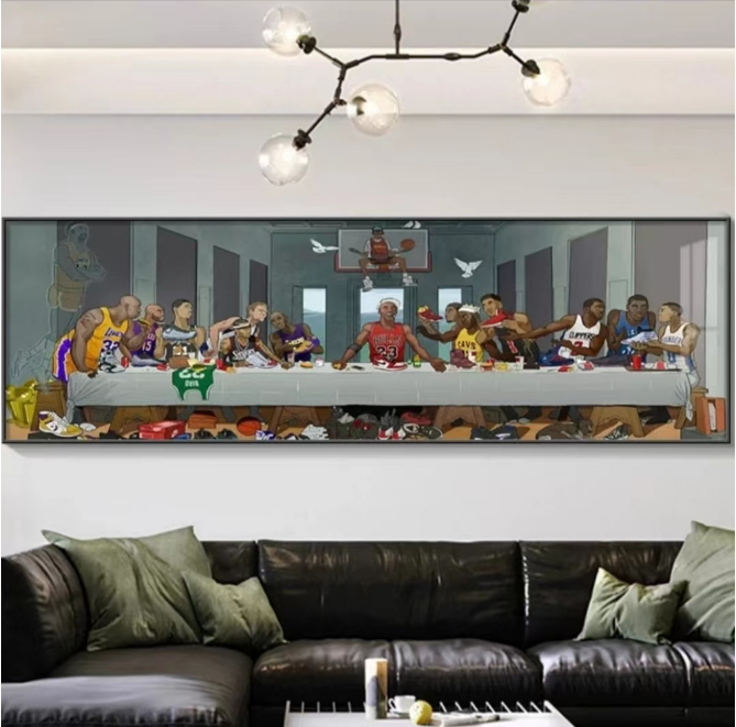 Art mural Star de basketball pour tous