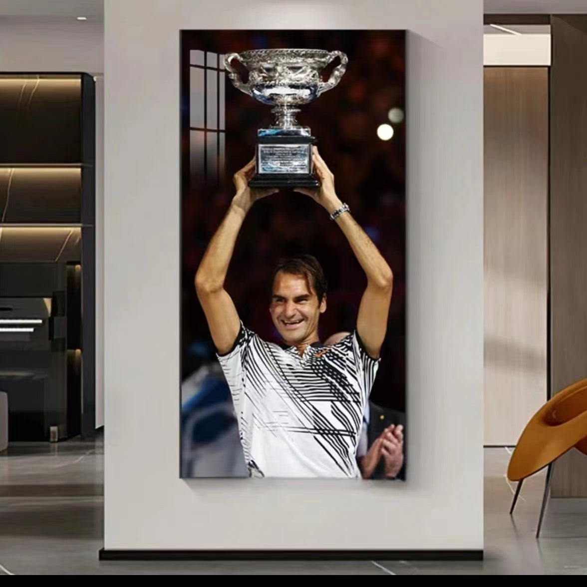 Art mural Roger Federer