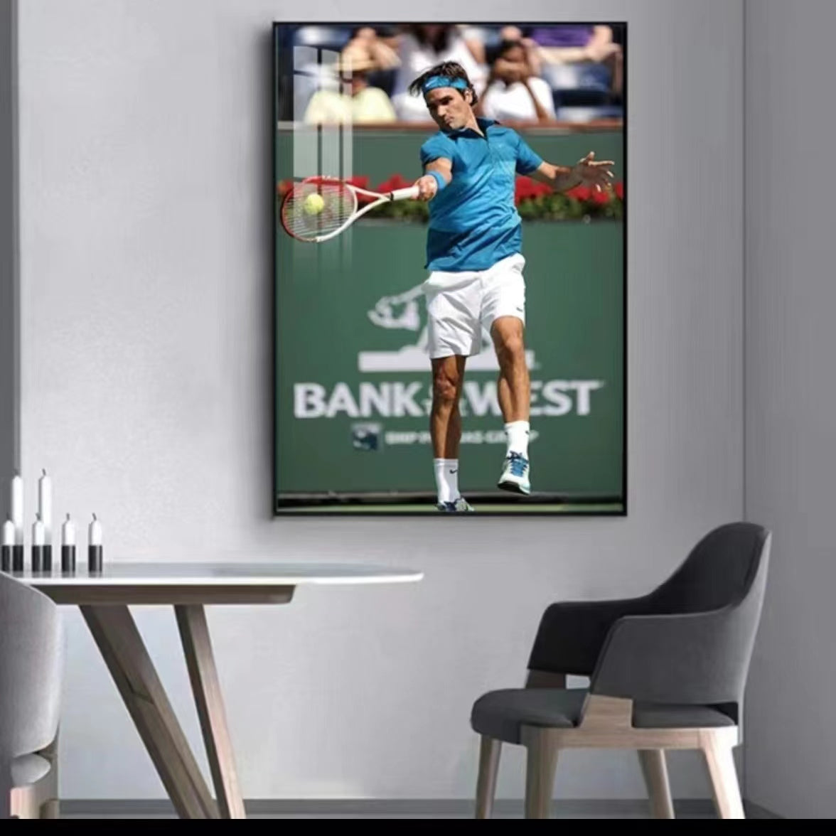 Art mural Roger Federer
