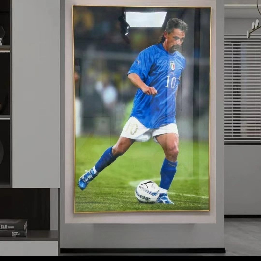 Art mural décoratif pour le stade Roberto Baggio