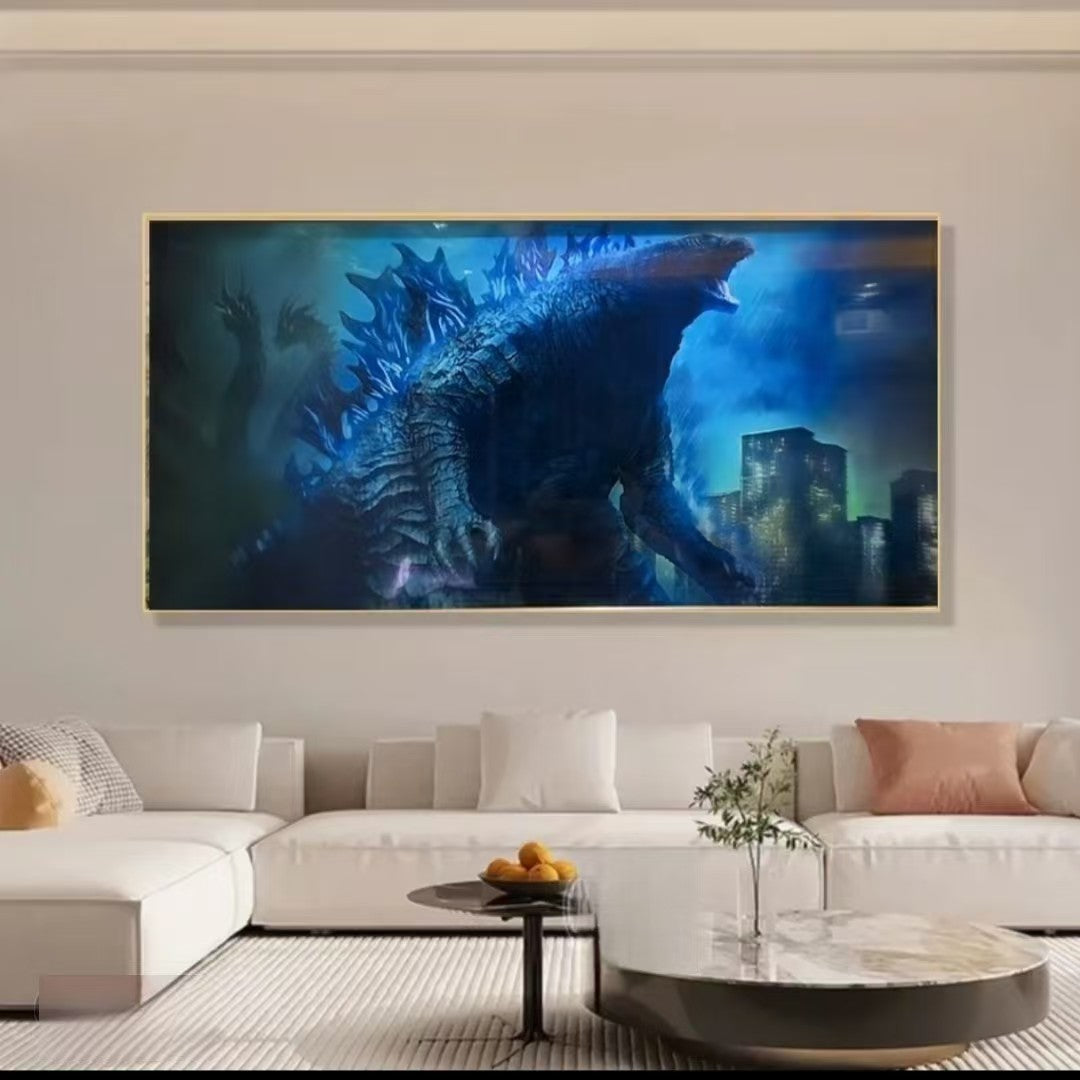 Art mural Godzilla