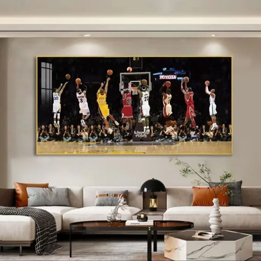 All-Basketball Star Wall Art