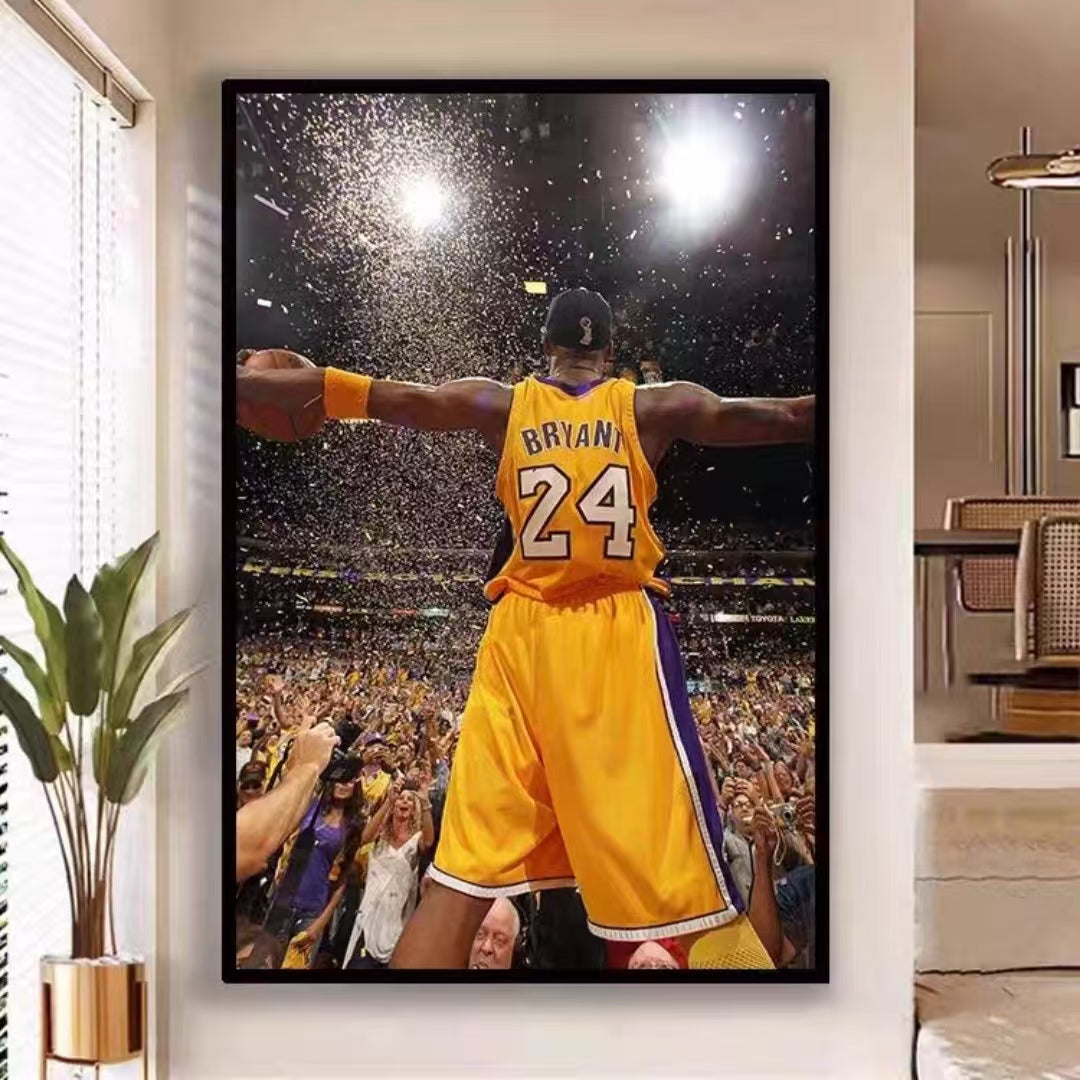 Kobe Bryant Wandkunst