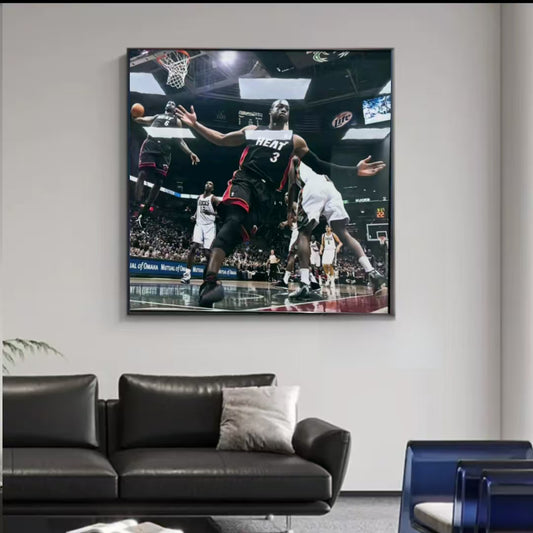 LeBron James Wandkunst