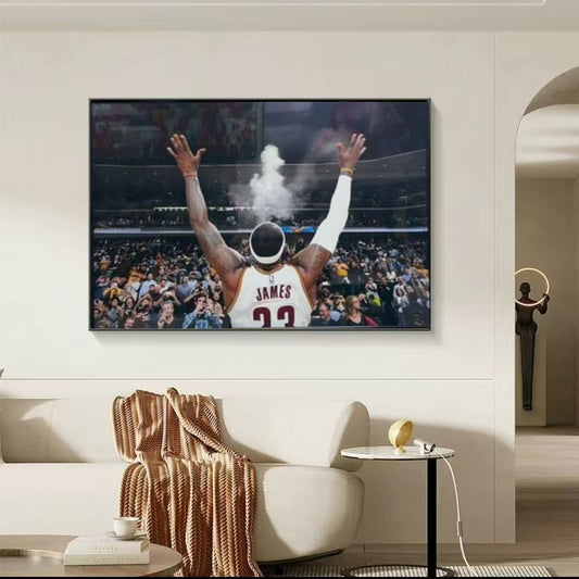 LeBron James Wandkunst