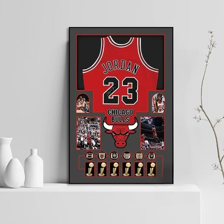 Art mural de maillot de Michael Jordan (maillot graphique)