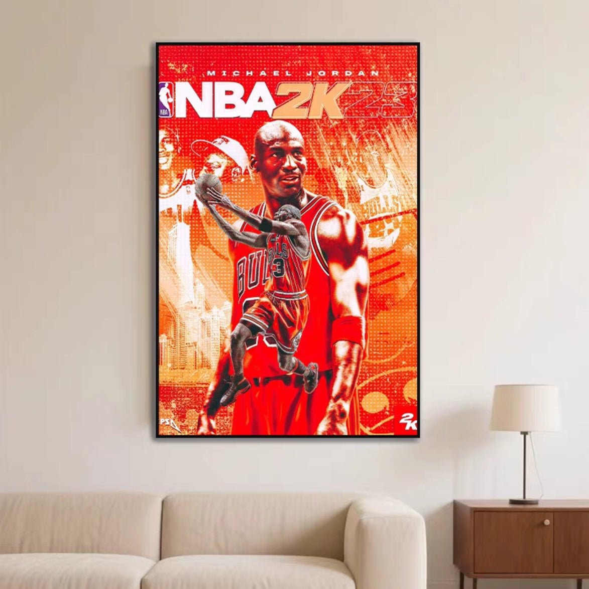 Art mural Michael Jordan
