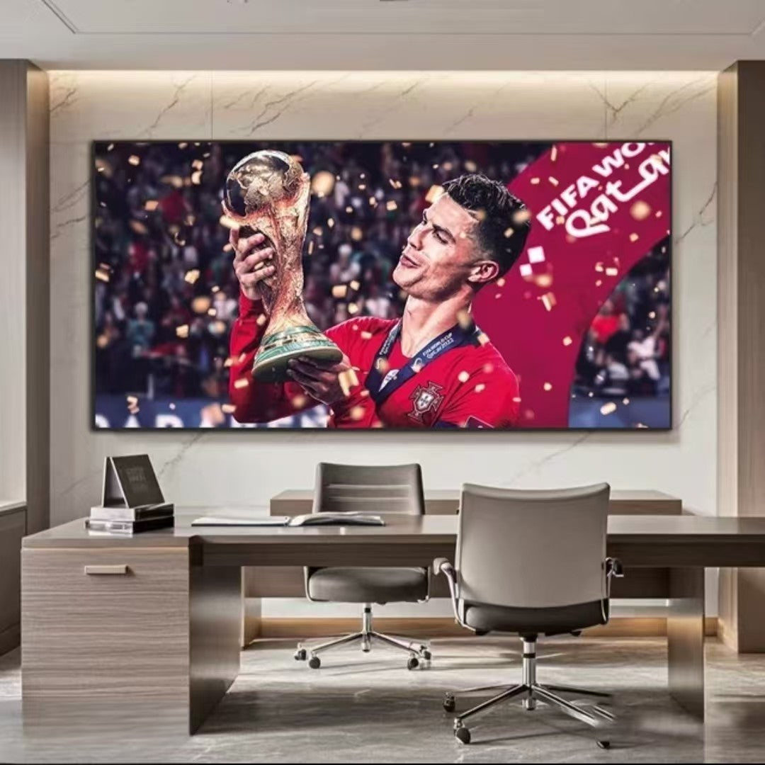 Arte de la pared de Cristiano Ronaldo