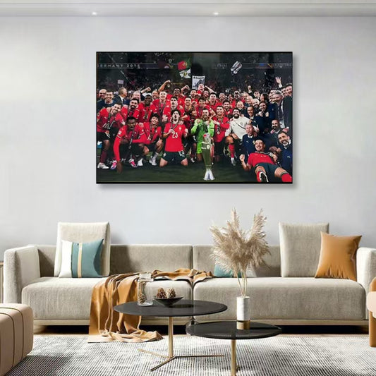 Portugal wins UEFA Nations League  Wall Art