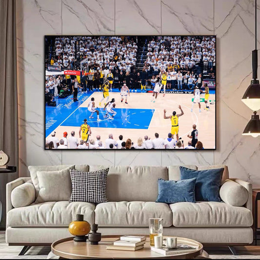 Tyrese Haliburton 's game-winner against the Thunder.Wall Art