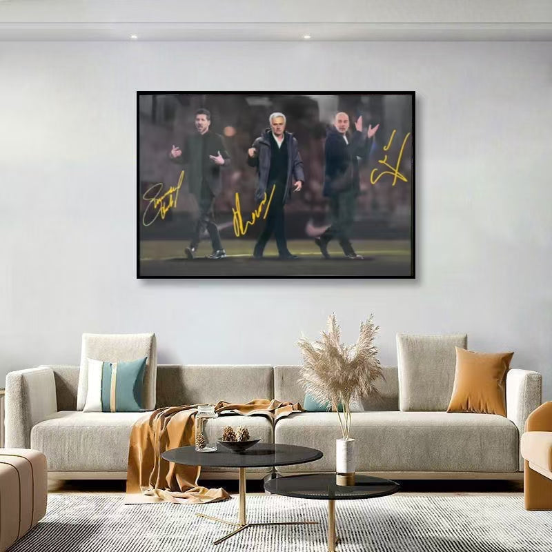 Art de mur pour entraîneur de football