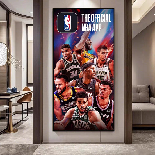 All-Basketball Star Wall Art