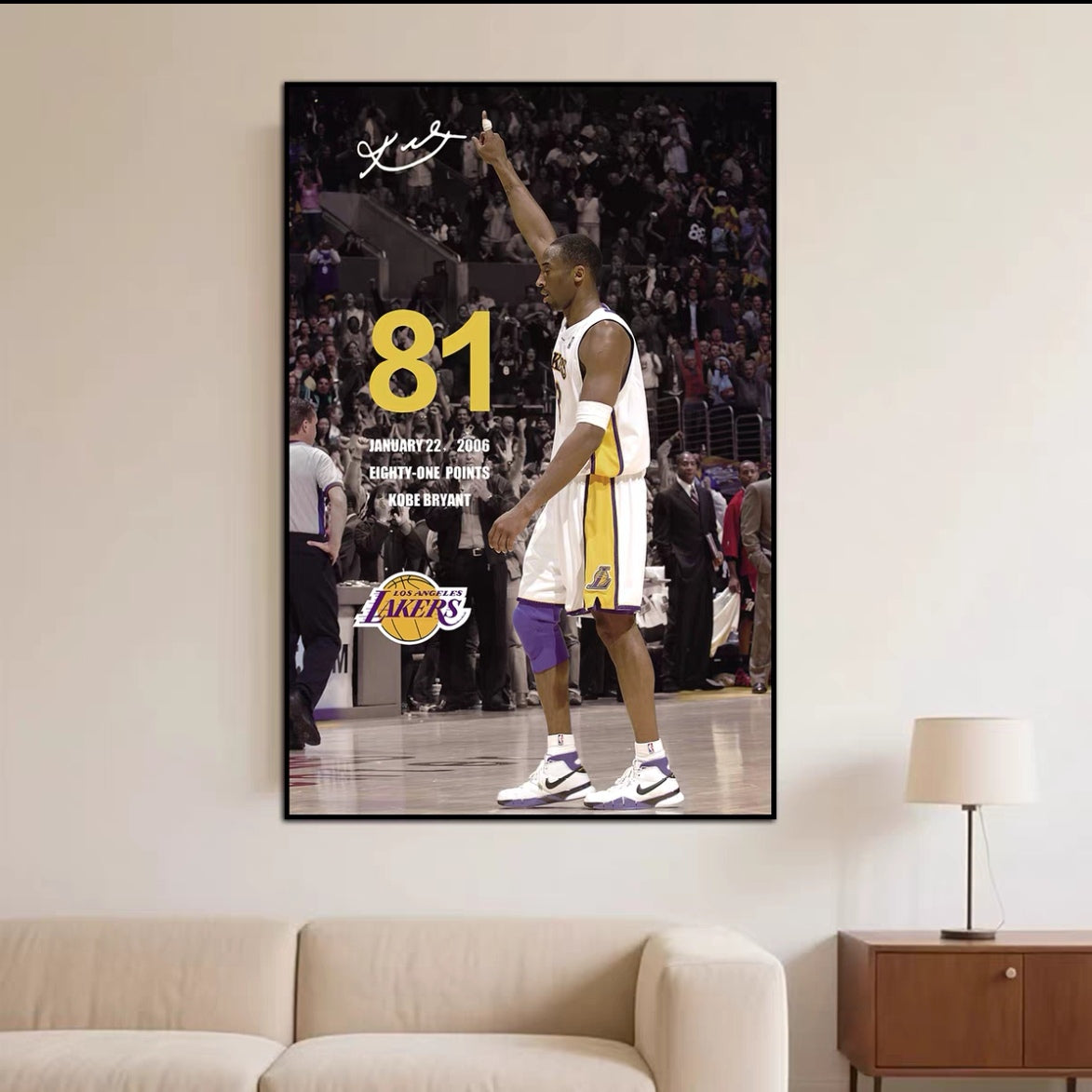 Kobe Bryant Wall Art