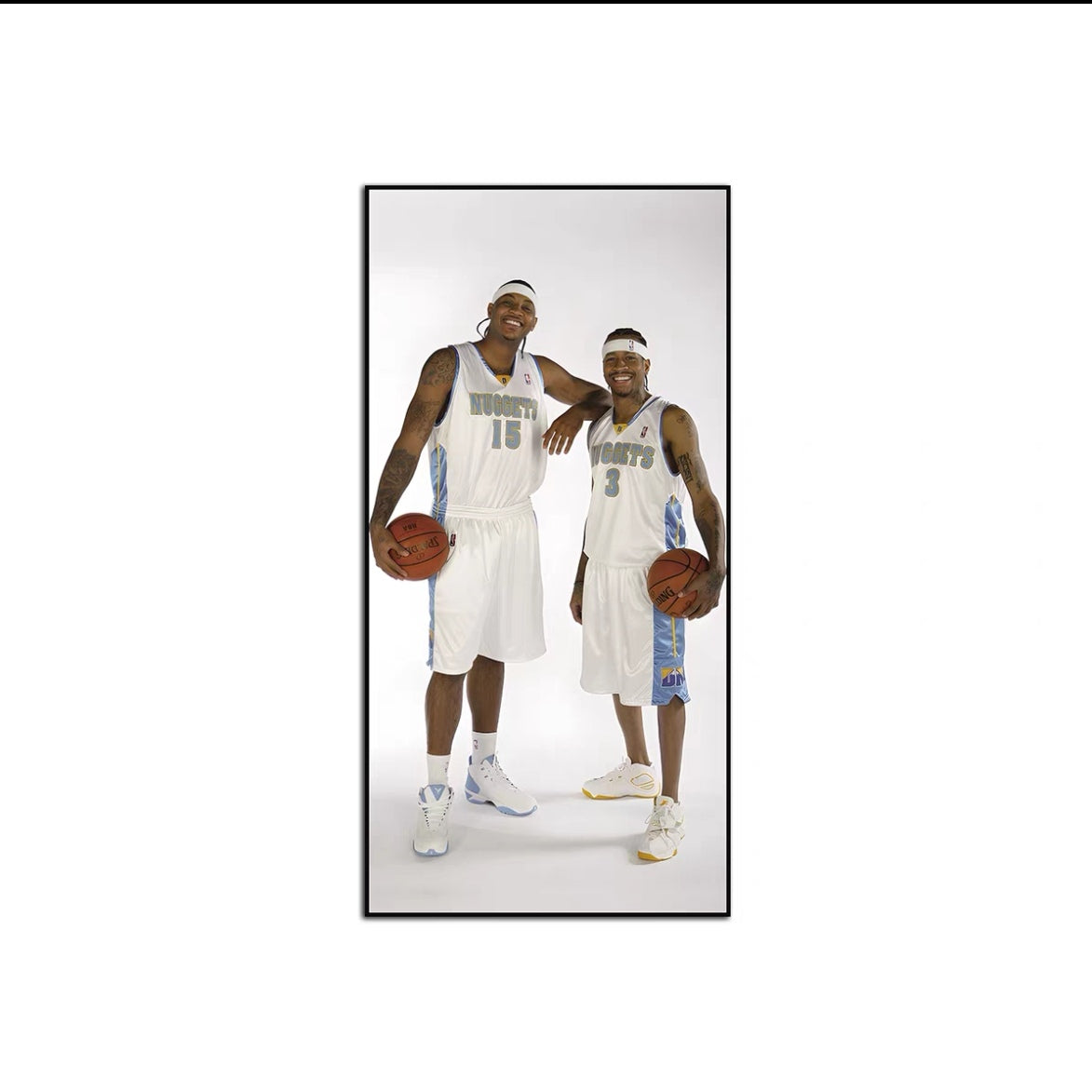 Allen Iverson et Carmelo Anthony Murale Art