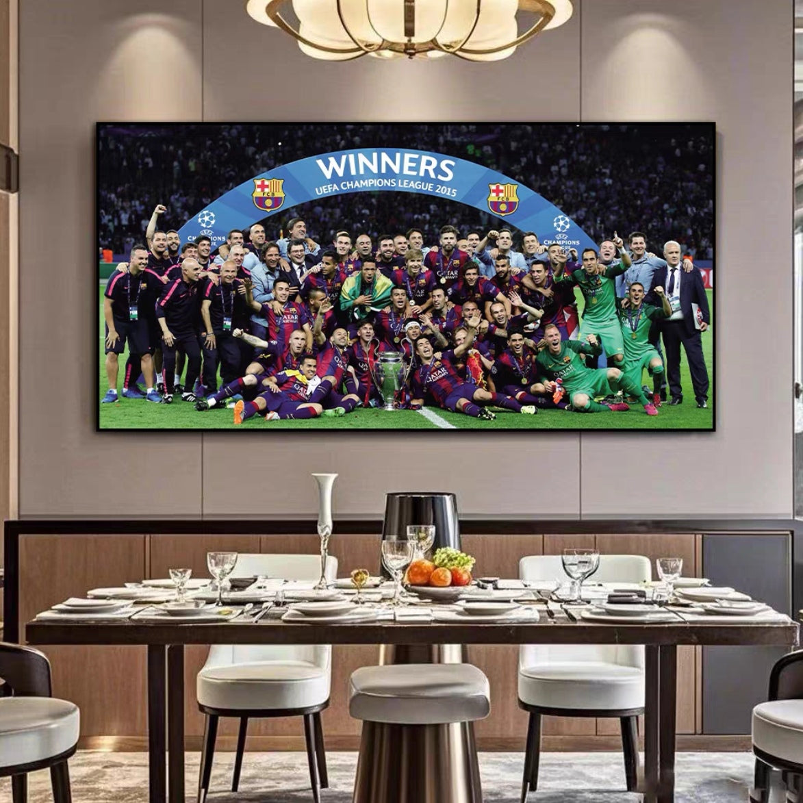 Barcelona Champions League 2015 Wall Art