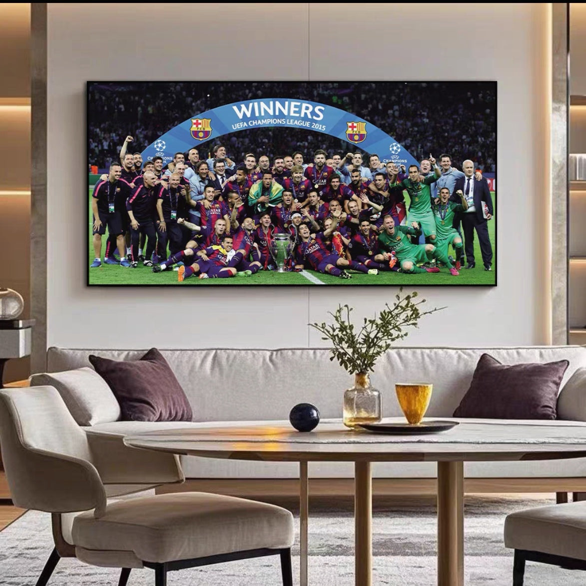 Barcelona Champions League 2015 Wall Art