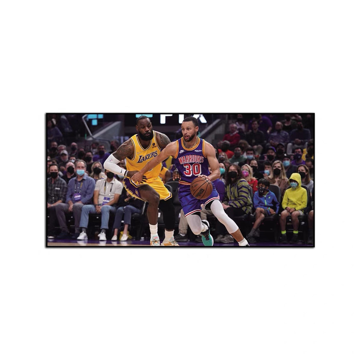 LeBron James and Stephen Curry Wall Art