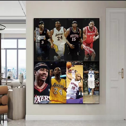 All-Basketball Star Wall Art