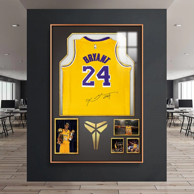 Kobe Bryants Trikot-Wandkunst (Grafik-Trikot)