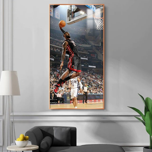 Arte de pared de LeBron James