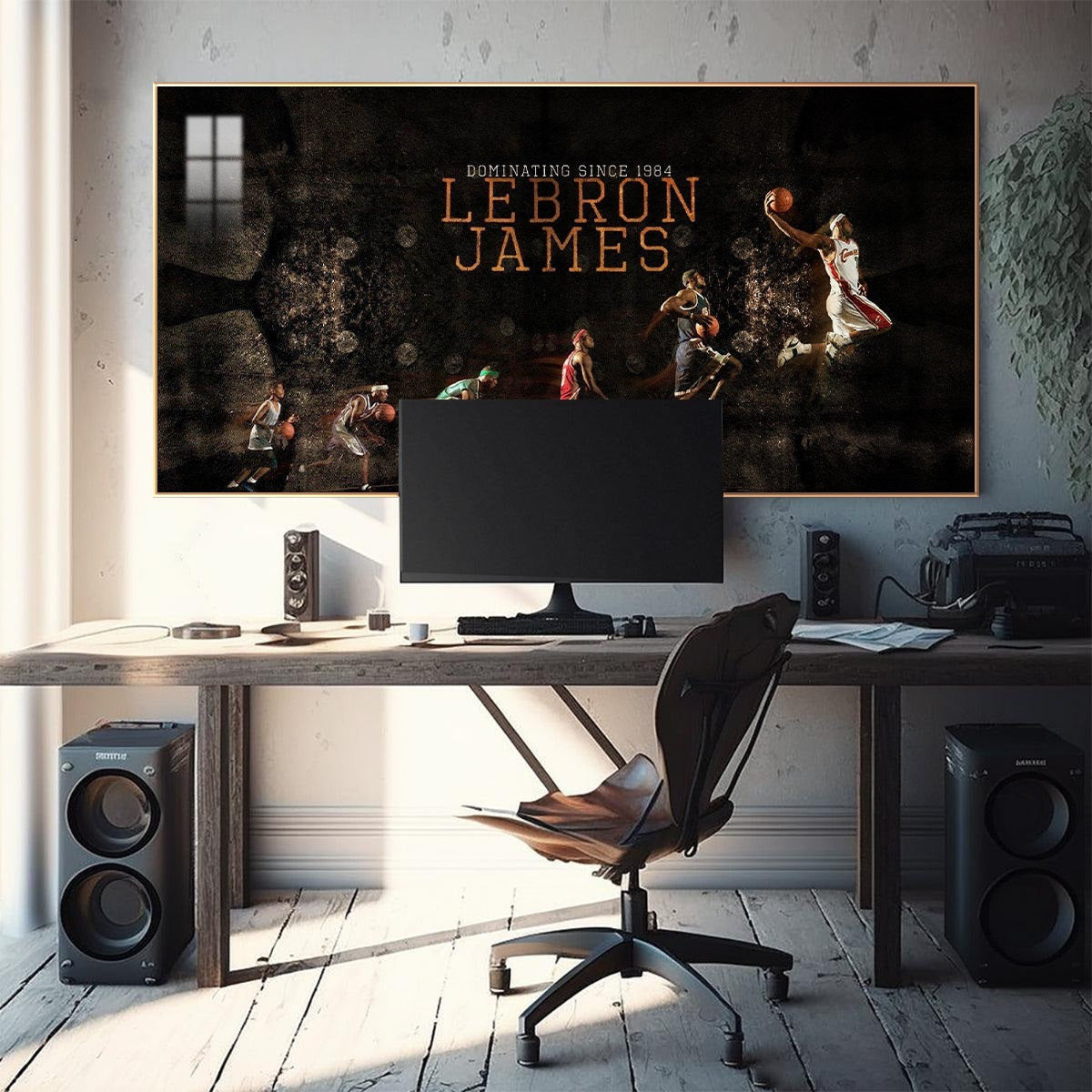 LeBron James Wandkunst