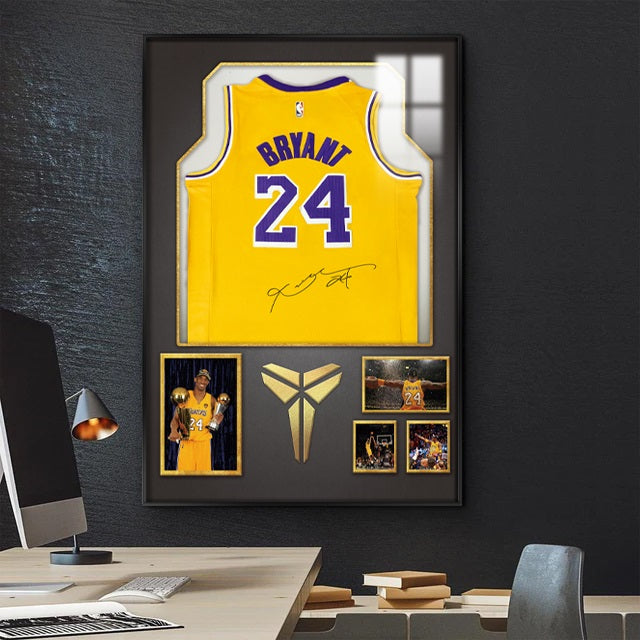 Kobe Bryants Trikot-Wandkunst (Grafik-Trikot)
