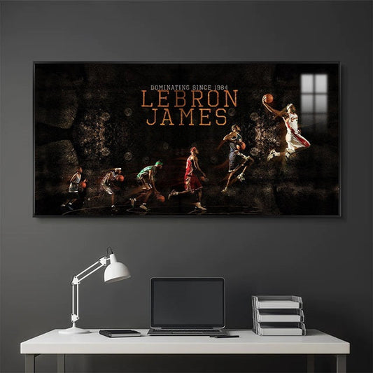 LeBron James Wandkunst