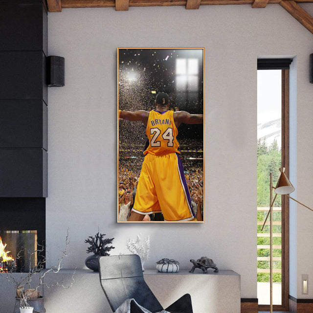 Kobe Bryant Wandkunst