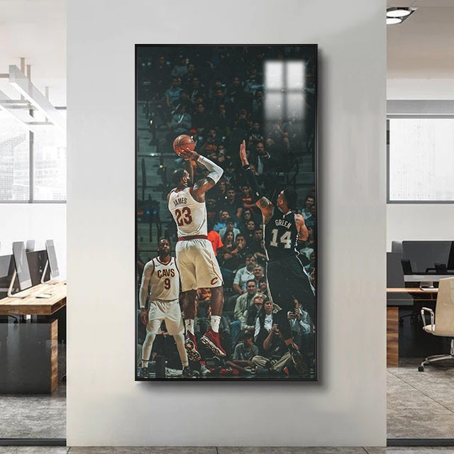 Arte de pared de LeBron James