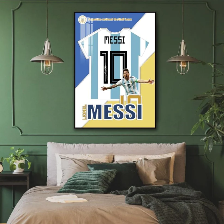 Lionel Messi's Jersey Wall Art (Graphic Jersey)