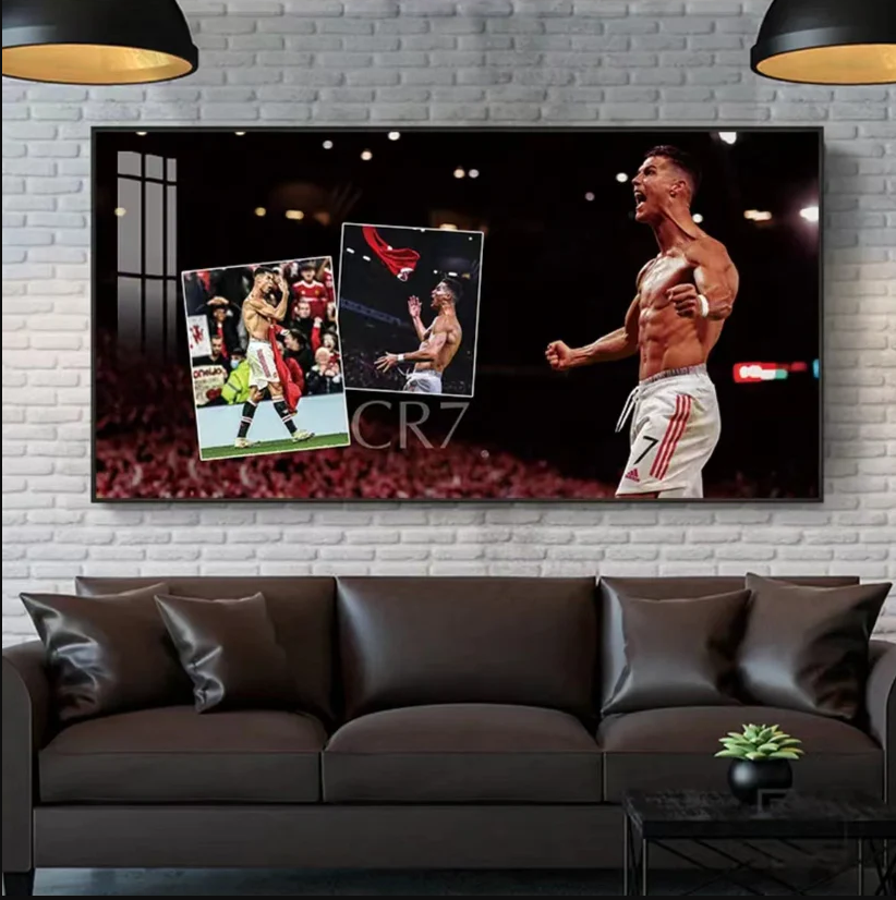 Arte de la pared de Cristiano Ronaldo