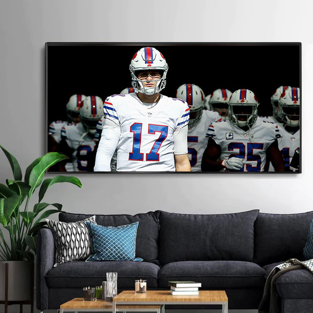 Art mural Josh Allen
