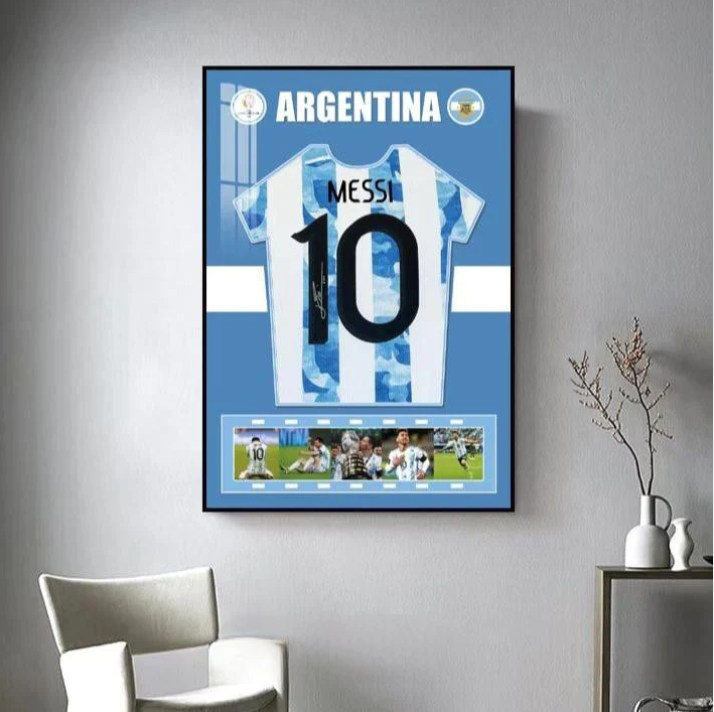 Lionel Messi's Jersey Wall Art (Graphic Jersey)
