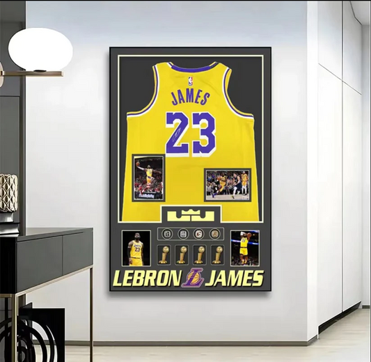 LeBron James's Jersey Wall Art (Graphic Jersey)