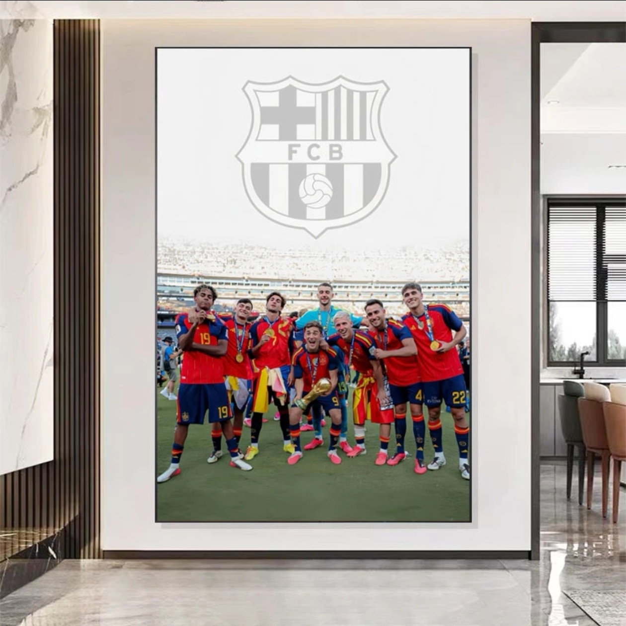 Spain 2026 World Cup Champions Wall Art