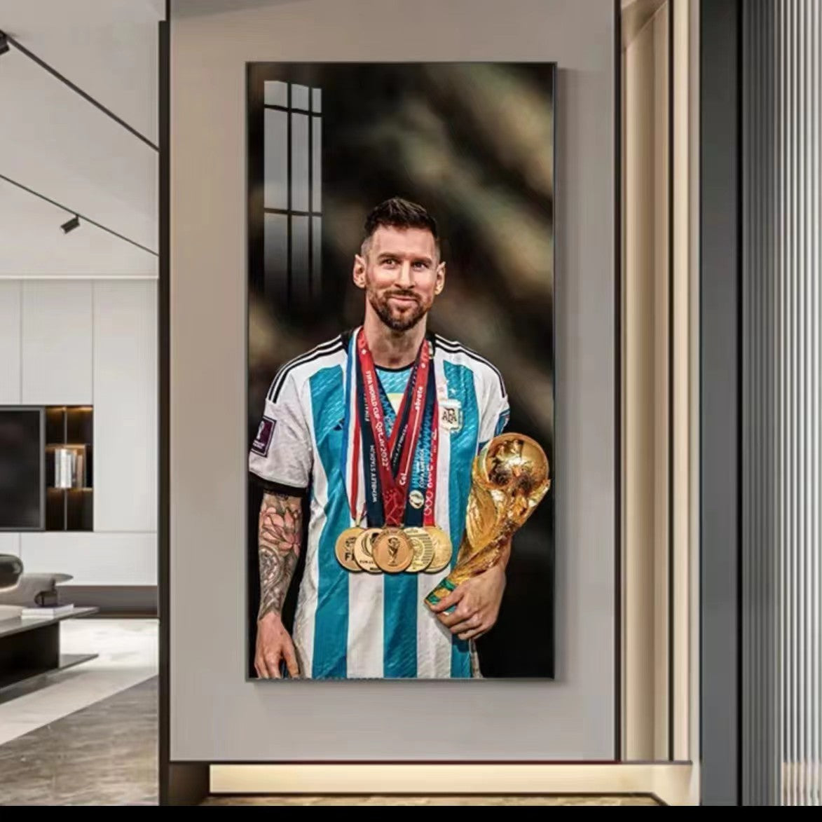 Lionel Messi Wandkunst