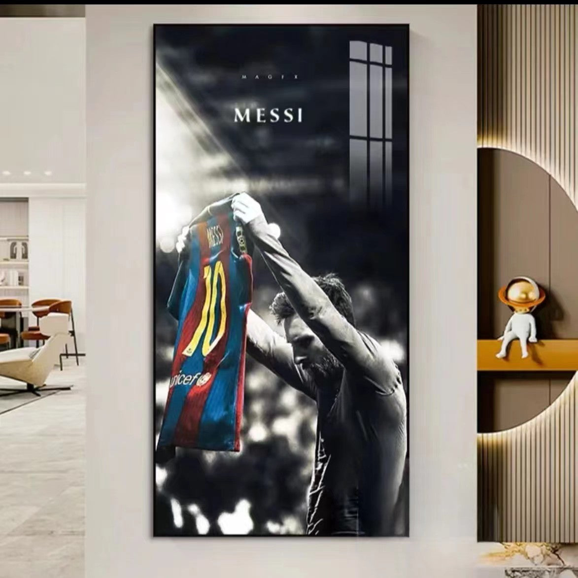 Lionel Messi Wandkunst