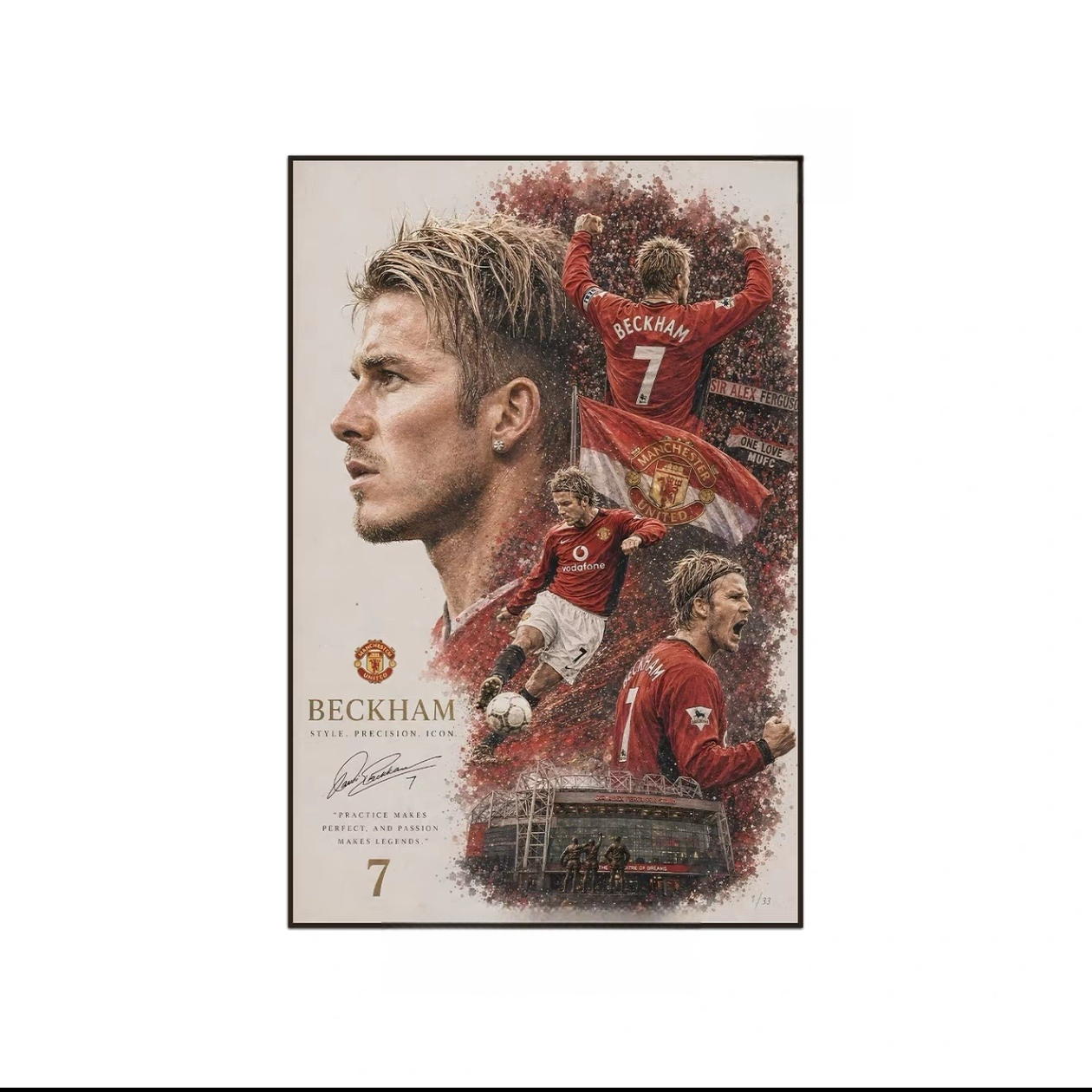 David Beckham Wall Art
