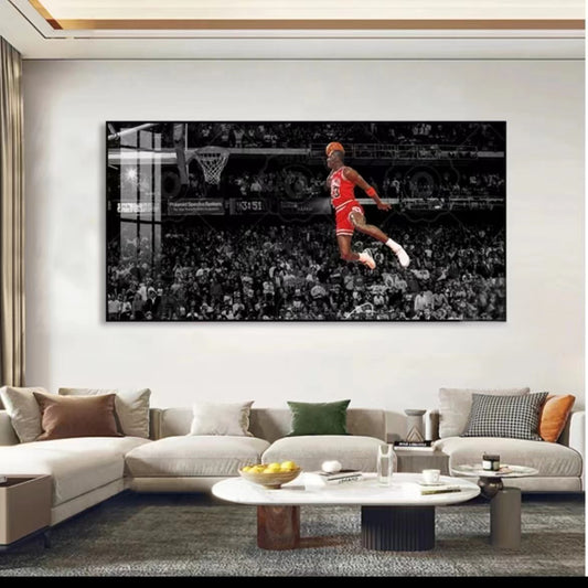 Arte de pared de Michael Jordan