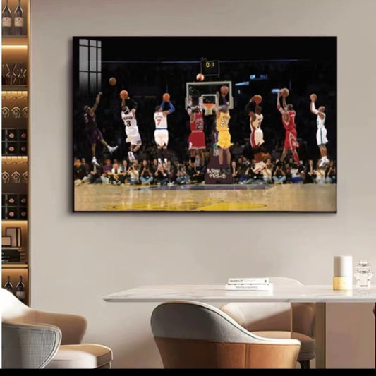 All-Basketball Star Wall Art