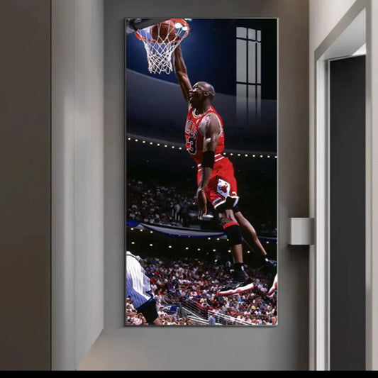 Michael Jordan Wandkunst