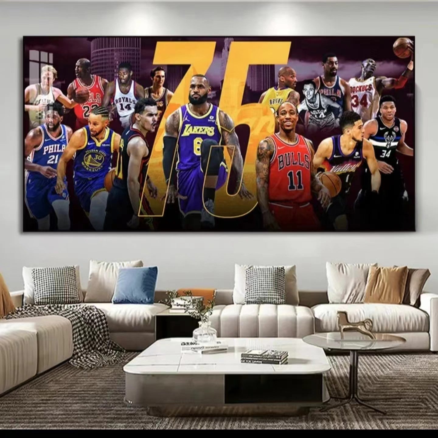 BASKETBALL ALL-STAR WALL ART