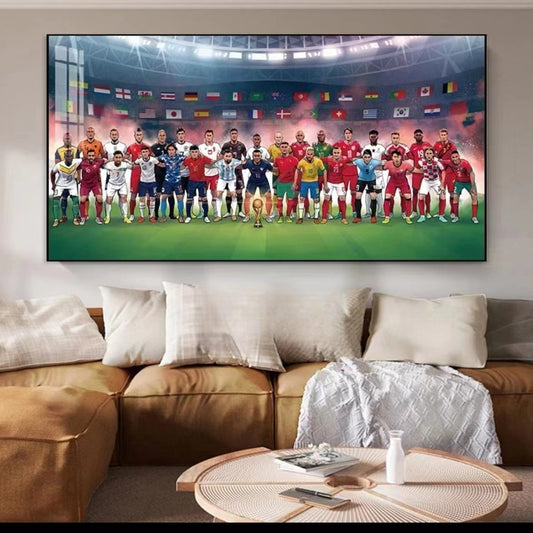 All-Football Star Wall Art