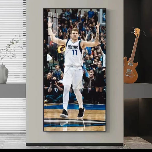 Luka Doncic Wandkunst