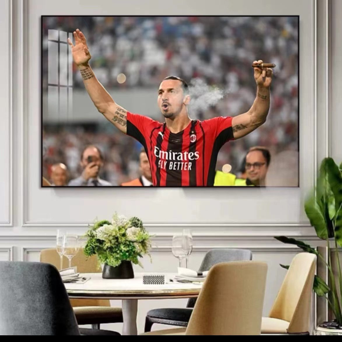 Zlatan Ibrahimovic Wandkunst