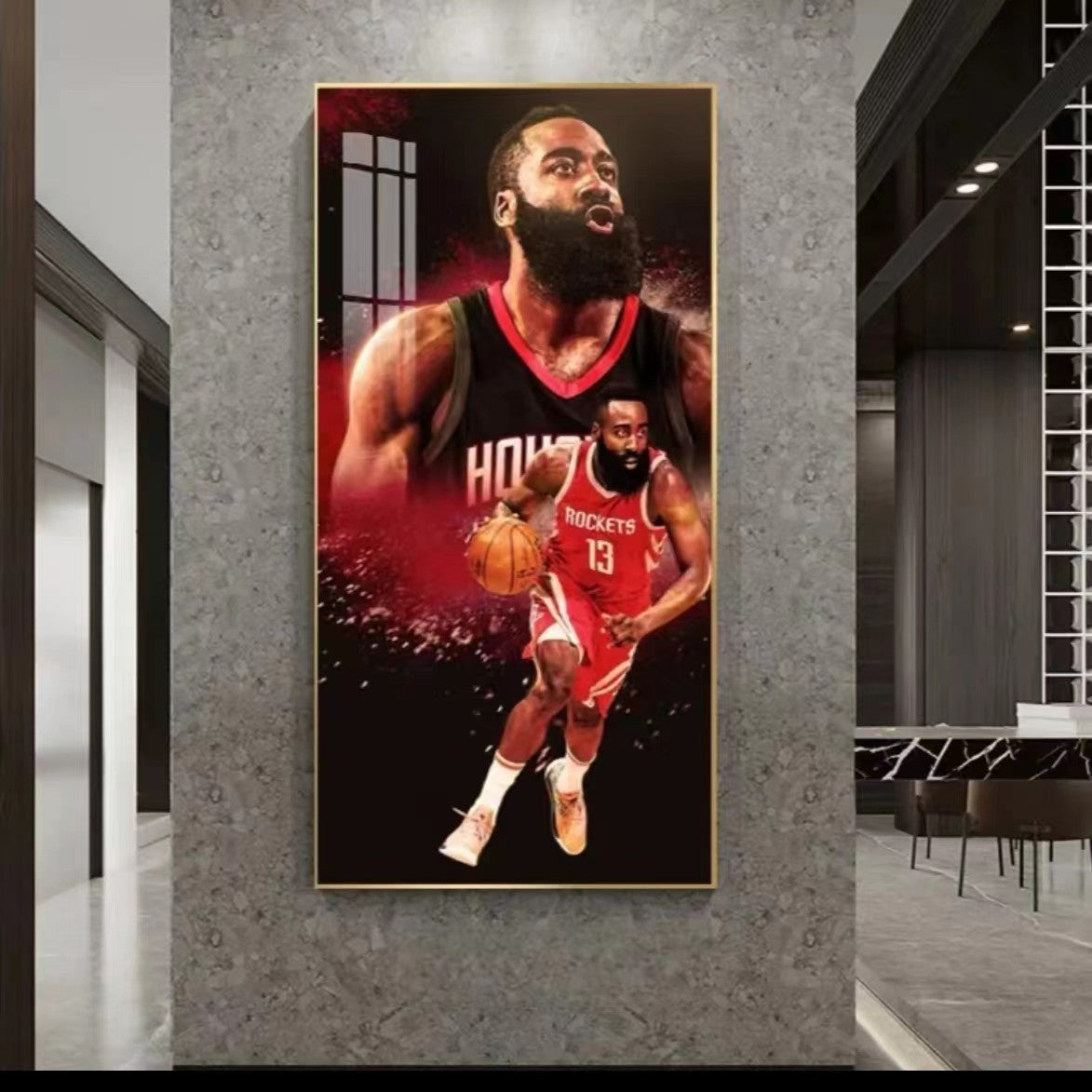 Arte de la pared de James Harden