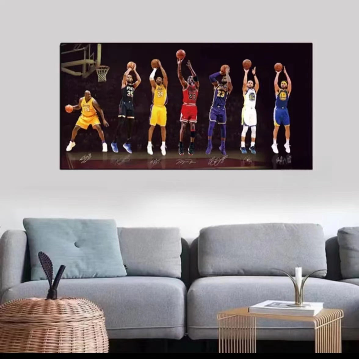 All-Basketball Star Wall Art