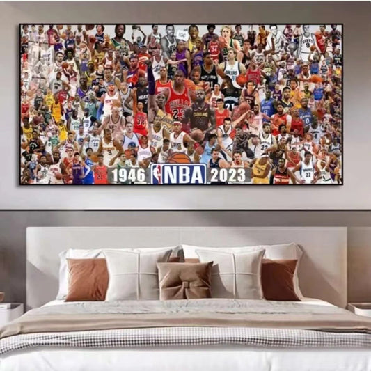 Arte de pared del All-Star de la NBA