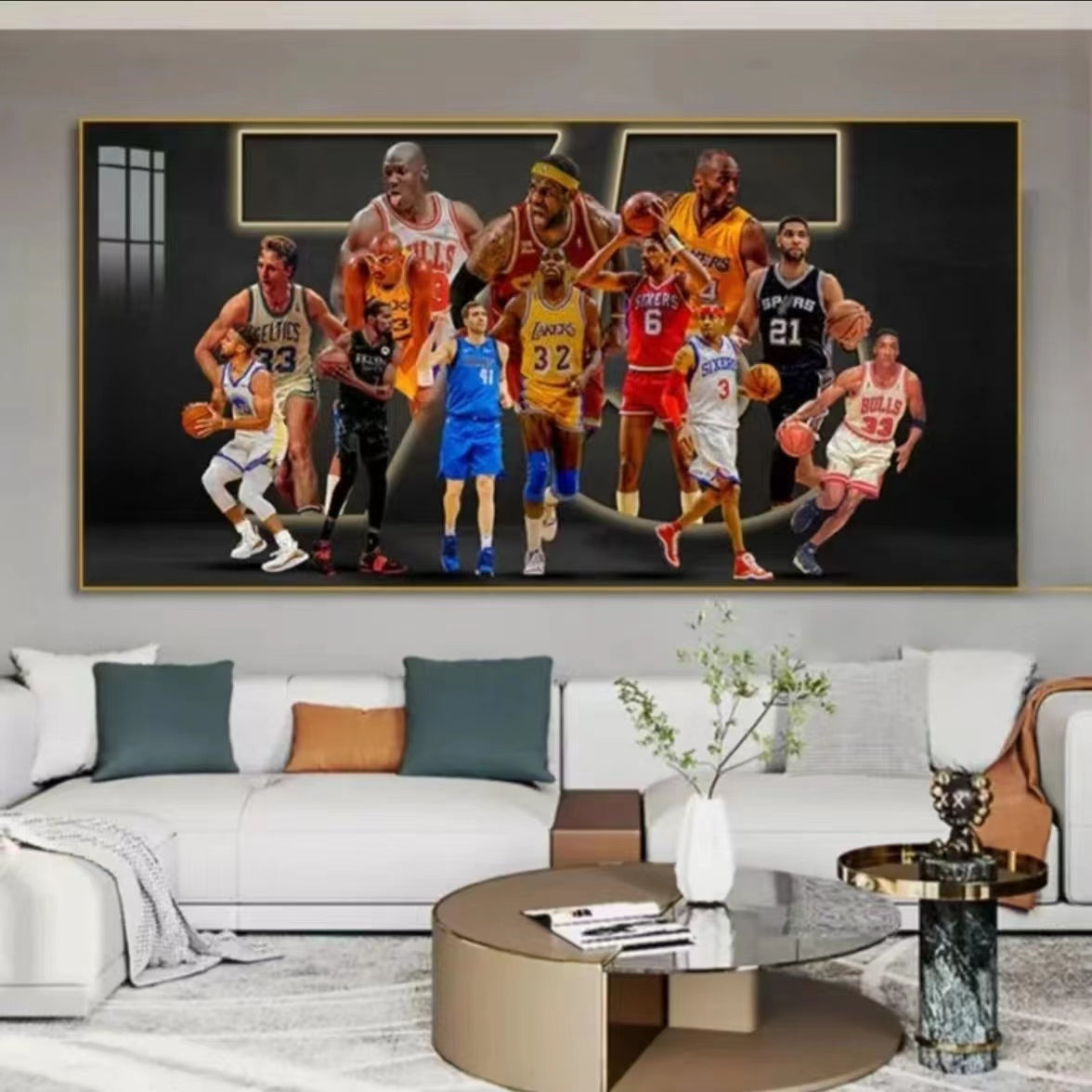 All-Basketball Star Wall Art