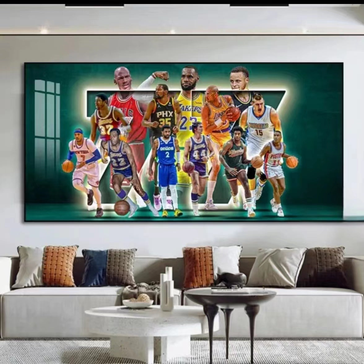 All-Basketball Star Wall Art